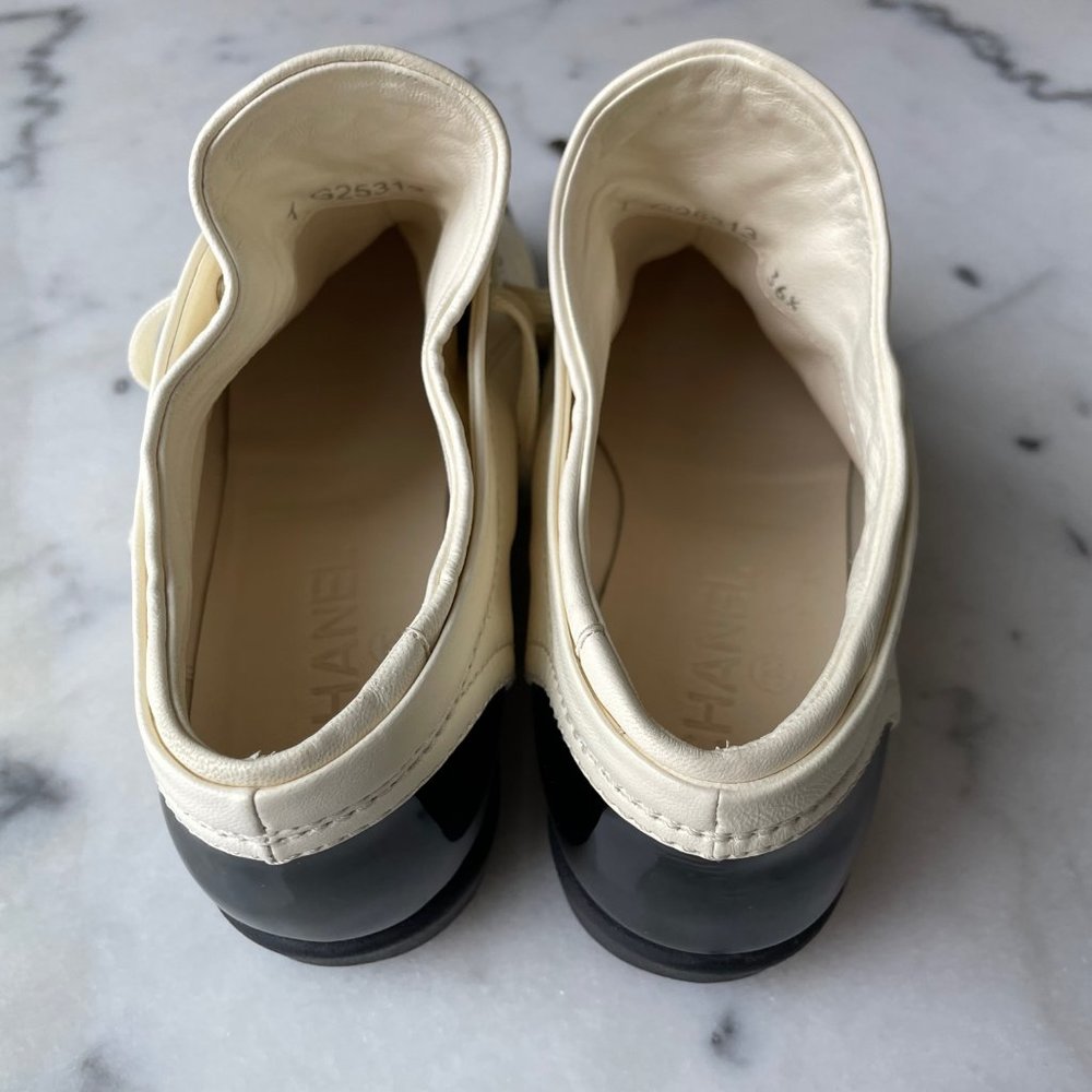 Chanel Leather Lace Up Sneakers - Picture 10 of 15